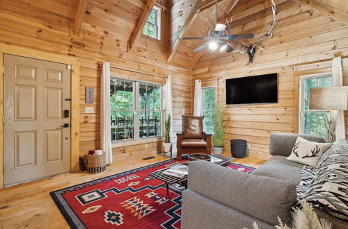 Photo 14 - Lake Lure Cabin Rental w/ Private Outdoor Oasis