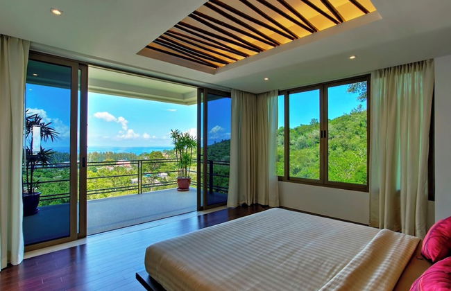 "panoramic Seaview 650sqm 4br Pool Villa 2 min Drive to Naithon Beach" - Foto 4