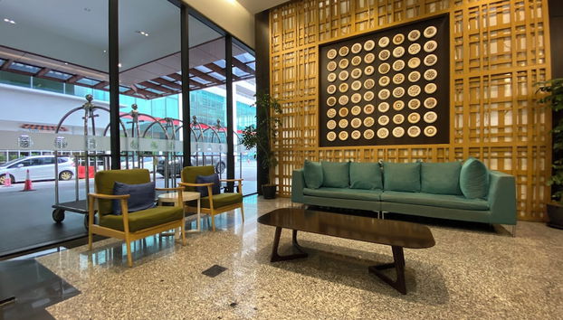 Sitzecke in der Lobby