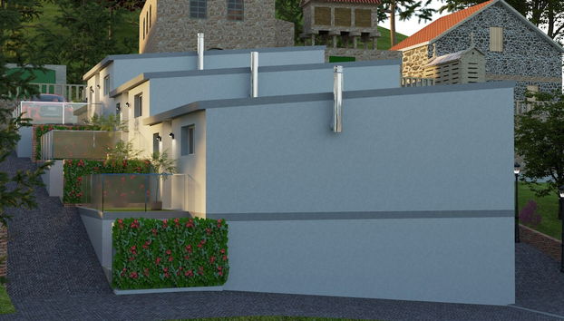 Fassade der Unterkunft