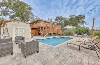 Photo 1 - Canal-front St Augustine Home w/ Dock & Pool