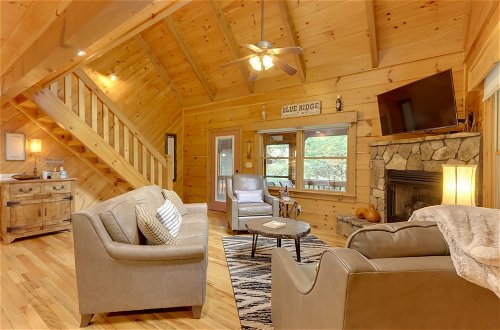 Photo 5 - Blue Ridge Cabin Rental w/ Hot Tub & Creek Access