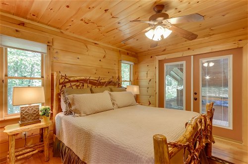 Photo 11 - Blue Ridge Cabin Rental w/ Hot Tub & Creek Access