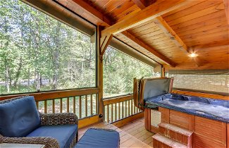 Photo 2 - Blue Ridge Cabin Rental w/ Hot Tub & Creek Access