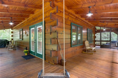 Photo 3 - Blue Ridge Cabin Rental w/ Hot Tub & Creek Access