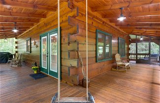 Photo 3 - Blue Ridge Cabin Rental w/ Hot Tub & Creek Access