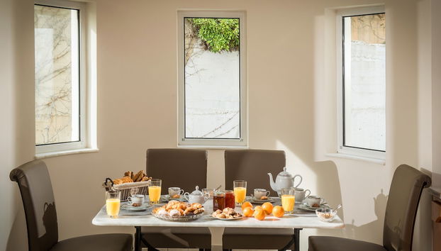 Zona de estar del vestíbulo