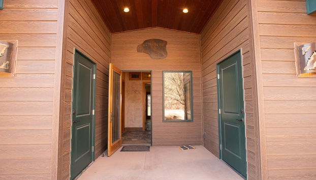 Interior entrance