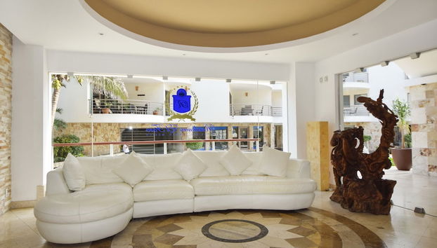 Zona de estar del vestíbulo