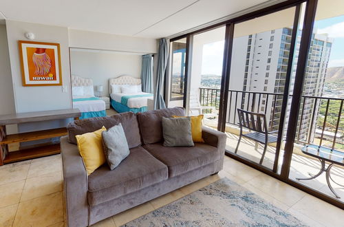 Photo 10 - Sleek & Modern 32nd Floor Condo at the Waikiki Banyan - Free parking! by Koko Resort Vacation Rentals