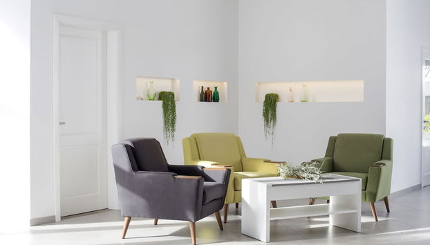 Lobby sitting area