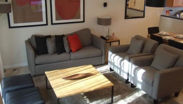 Sala de estar do lobby