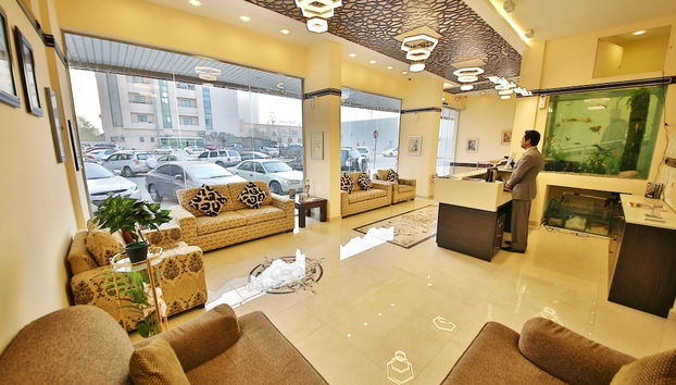 Sala de estar do lobby