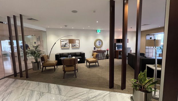 Sitzecke in der Lobby