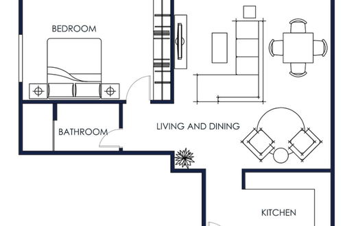 Foto 9 - 1B-Churchill-303 by bnbme homes