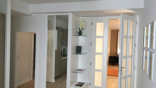 Interior entrance