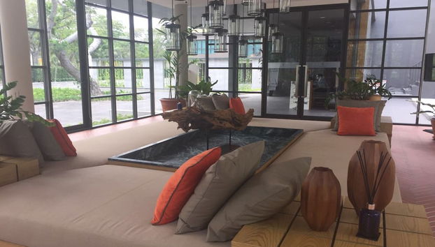 Lobby sitting area