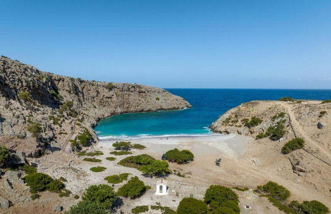 Seaview Studio, 3 Pers Panoramic Seaview in Beautiful Setting, West From Chania - Foto 16