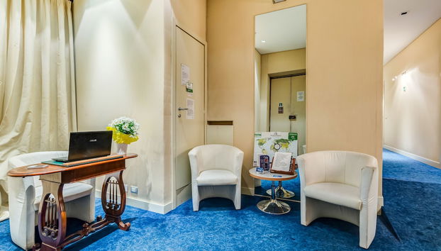 Zona de estar del vestíbulo