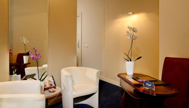 Mostrador de check-in y check-out