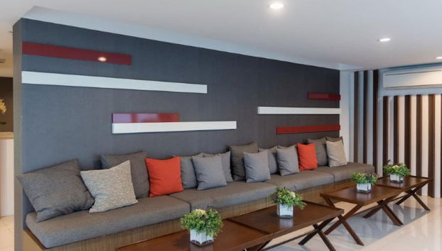 Sala de estar do lobby