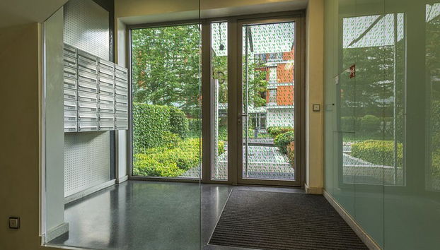 Interior entrance