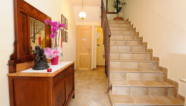 Interior entrance
