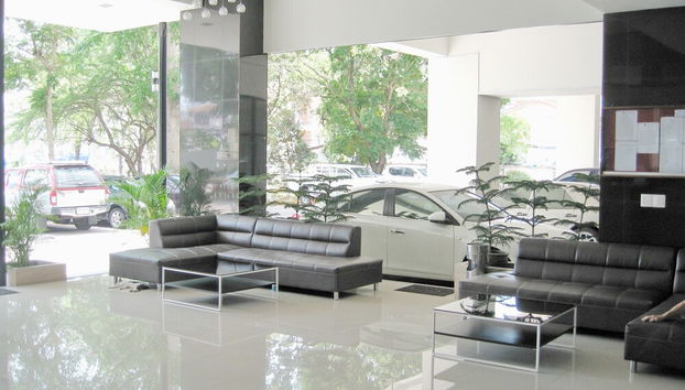 Sala de estar do lobby