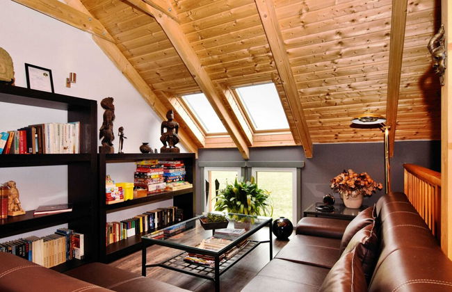 Beautiful Villa with Heated Outdoor Pool, Sauna, Hot Tub in Forest - Foto 12