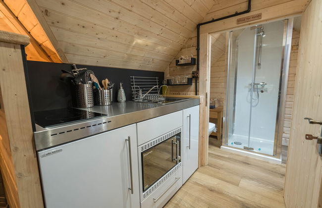 1-bed Cabin, 2 Adults, Outdoor Bath & Wood Burner - Foto 6