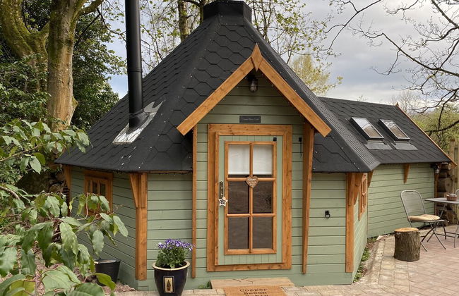 1-bed Cabin, 2 Adults, Outdoor Bath & Wood Burner - Foto 19
