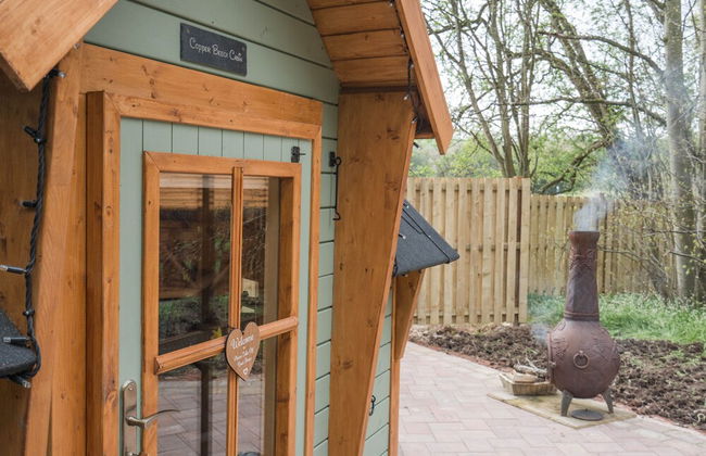 1-bed Cabin, 2 Adults, Outdoor Bath & Wood Burner - Foto 9