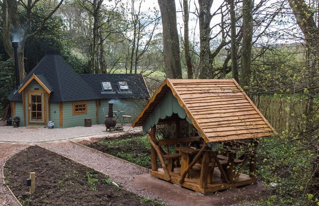 1-bed Cabin, 2 Adults, Outdoor Bath & Wood Burner - Foto 17