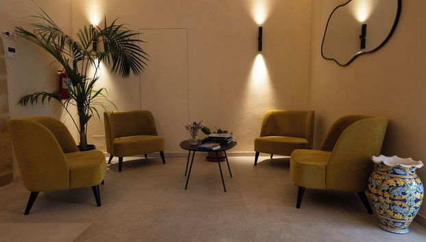 Sitzecke in der Lobby