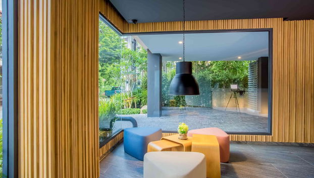 Lobby sitting area