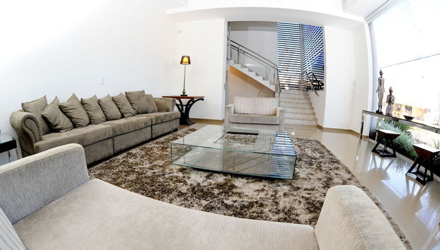 Sala de estar do lobby