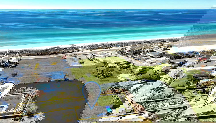 Photo 1 - Dog Friendly + Private Pool; 0.1 Miles to the Beach!