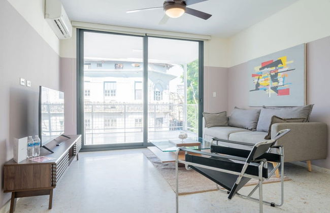 w Bright 1BR in Casco Antiguo - Foto 8