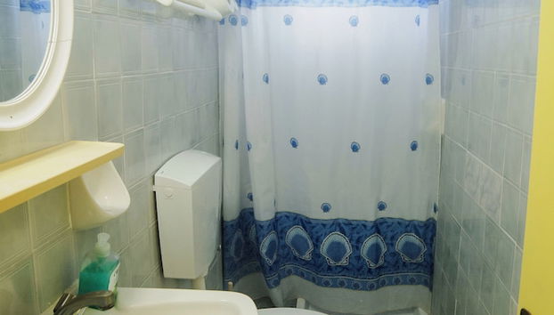 Dusche im Bad