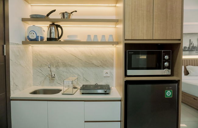 Good And Homey Studio At Pacific Garden Alam Sutera Apartment - Foto 9