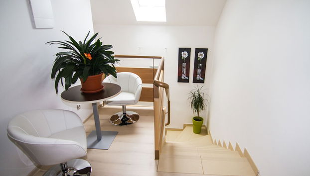 Interior entrance