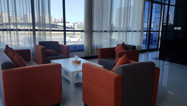 Lobby sitting area