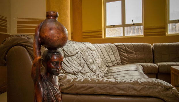 Zona de estar del vestíbulo