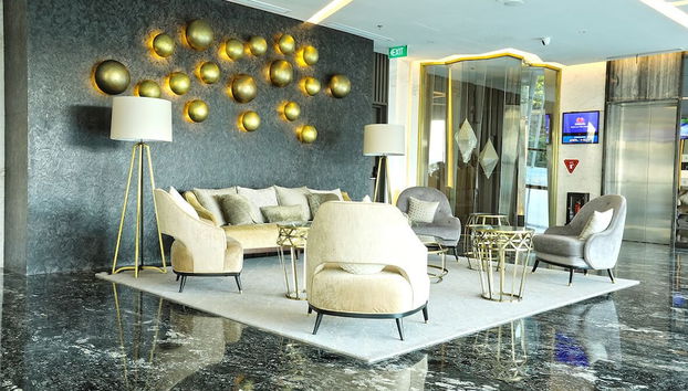 Sitzecke in der Lobby