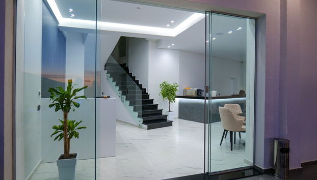 Interior entrance