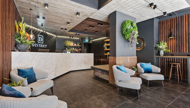 Sala de estar do lobby