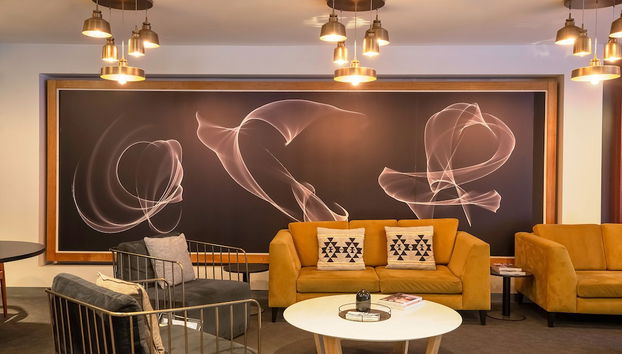 Sala de estar do lobby