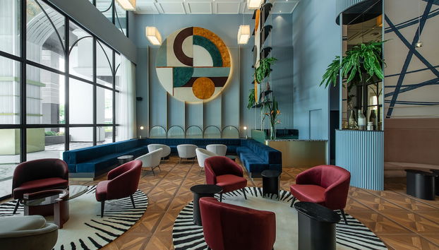 Sala de estar do lobby