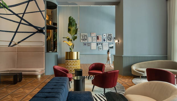 Sala de estar do lobby