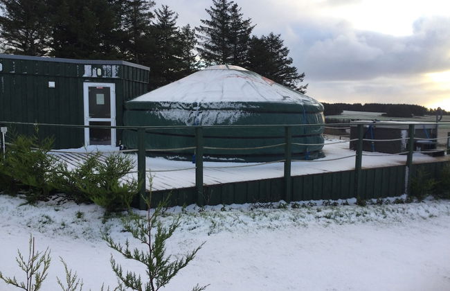 Orange Yurt With Hot Tub- Sleeps 3, Parking & Wifi - Foto 23